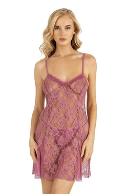 Ahu Lingerie Gün Kurusu Kısa Tül Gecelik Ahu Primoda 4213