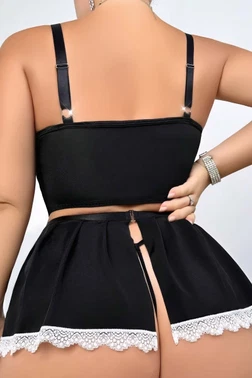 Hizmetçi Fantezi Kostüm Siyah Lily Bianca LB-271 - Alternatif Görünüm