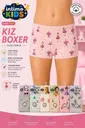 İntimo 2541 Desenli Kız Çocuk Boxer 6'lı 2541