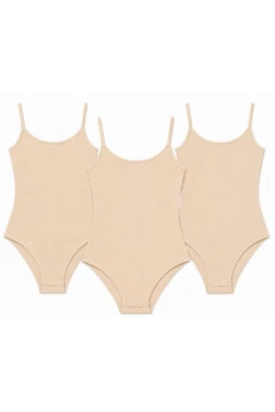 Yıldız Çamaşır İp Askılı Kadın Çıtçıtlı Body Ten 3'lü Paket Yıldız 2058 - Alternatif Görünüm