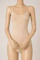 İp Askılı Kadın Çıtçıtlı Body Ten 3'lü Paket Yıldız 2058 Ten