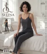 İp Askılı Pijama Takım Selina 8500 Görsel