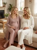 Jakar Viskon Kadın 3'lü Pijama Takımı Bone Club 6310