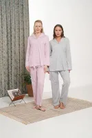 Jasmin Boydan Kadın Pijama Takımı Bone Club 5727