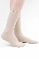 Kadın Bambu Simli Soket Çorap Mısırlı KSKT000057 görsel 6