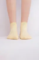 Kadın Bambu Tekli Yazlık Sneaker Çorap Mısırlı KSNK000009 detay görünüm