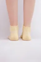 Kadın Bambu Tekli Yazlık Sneaker Çorap Mısırlı KSNK000009 farklı açı