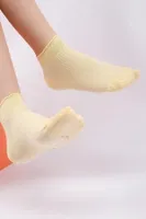 Kadın Bambu Tekli Yazlık Sneaker Çorap Mısırlı KSNK000009 görsel 5