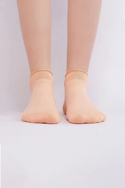 Kadın Bambu Tekli Yazlık Sneaker Çorap Mısırlı KSNK000009 - Alternatif Görünüm