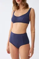 Kadın Basic Lacivert Pedli Yüksek Bel Bikini Takımı Akbeniz 35017 Lacivert görsel 5
