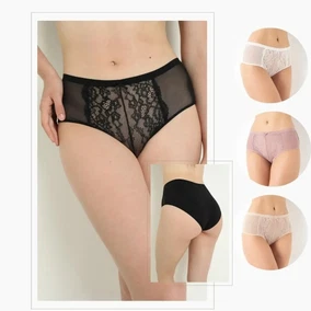 Kadın Bato Dantelli Külot 4'lü Paket Confeo C804-503