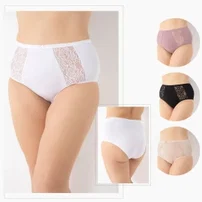 Kadın Battal Dantelli Bato 4'lü Paket Confeo C804-010