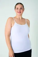 Kadın Battal Modal İp Askılı Atlet Confeo C801-026 Beyaz