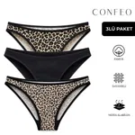 Kadın Brazilian Kesim 3'lü Külot Seti Confeo C803-500 görsel 6