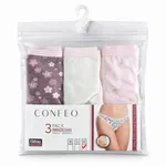 Kadın Brazilian Kesim 3'lü Külot Seti Confeo C803-500 Açık Pembe görsel 12