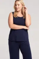 Kadın Büyük Beden Haki Kolsuz Pijama Takımı Akbeniz 202624 görsel 8