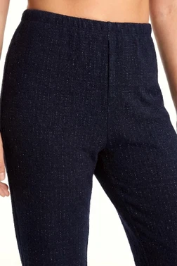 Kadın Büyük Beden Lacivert Dokulu Cepli Pijama Altı Akbeniz 210082 - Alternatif Görünüm