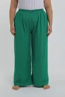 Kadın Büyük Beden Yeşil Baggy Pijama Altı Akbeniz 210078 Yeşil görsel 4