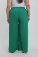 Kadın Büyük Beden Yeşil Baggy Pijama Altı Akbeniz 210078 Yeşil görsel 6
