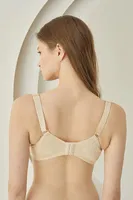 Kadın Dantel Askılı Balenli Toparlayıcı Sütyen NBB 385 Ten görsel 12