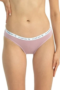 Us. POLO Assn. Kadın Desenli Pamuklu 3'lü Slip Külot-Gülkurusu Us. POLO Assn. 66436 - Alternatif Görünüm