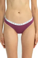 Kadın Desenli Pamuklu 3'lü Slip Külot-Gülkurusu Us. POLO Assn. 66436 Gül Kurusu farklı açı