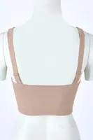 Kadın Dikişsiz Halter Yaka Sporcu Sütyen NBB 1934 Vizon görsel 5