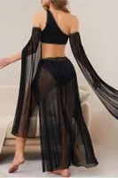 Kadın Fantazi Siyah Özel Tasarım Harem Oryantal Kostüm Ruselin 2272 Siyah detay görünüm