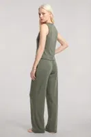 Kadın Haki Kolsuz Pijama Takımı Akbeniz Y1200 Haki görsel 6