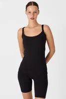 Kadın İnce Askılı Sırtı Açık Modal Atlet Malabadi 1034 Siyah görsel 6