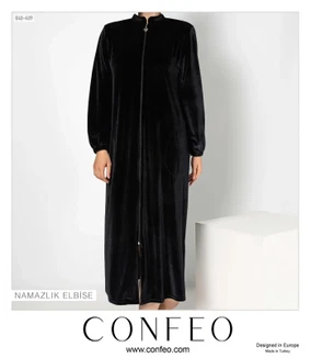 Kadın Kadife Namaz Elbisesi Confeo C840-609