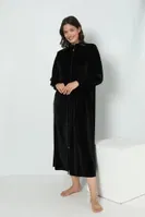 Kadın Kadife Namaz Elbisesi Confeo C840-609 Siyah görsel 4