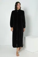 Kadın Kadife Namaz Elbisesi Confeo C840-609 Siyah görsel 5
