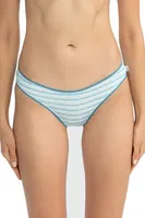 Kadın Karışık Desen Pamuklu 3'lü Slip Külot-Mavi Us. POLO Assn. 66432 Mavi farklı açı