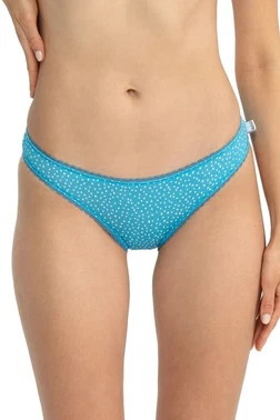 Us. POLO Assn. Kadın Karışık Desen Pamuklu 3'lü Slip Külot-Mavi Us. POLO Assn. 66432