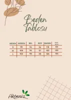Kadın Kum Kahve Baskılı Crop Tişört Pantolon Takımı Akbeniz Y1620 görsel 7