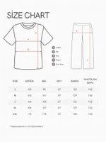 Kadın Lacivert Polo Yaka Pijama Takımı Akbeniz Y2100 Lacivert görsel 5
