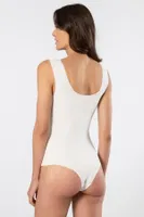 Kadın Lazer Kesim Pamuklu Çıtçıtlı Body Türen 905/Ekru Ekru farklı açı
