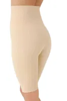 Kadın Lazer Kesim Yüksek Bel Toparlayıcı Ten Rengi Tayt Korse NBB 1941 Ten detay görünüm