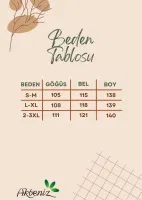 Kadın Mavi Uzun Penye Sabahlık Akbeniz 85110 Mavi görsel 6