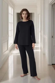Kadın Modal Bisiklet Yaka Loose Takım Confeo C840-850