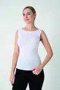 Kadın Modal Çıkma Kol T-shirt Confeo C801-031