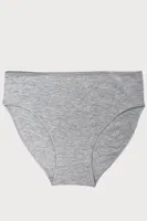 Kadın Modal Dar Kalıp Ara Bel Slip Külot Malabadi 187 Gri görsel 15