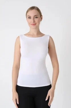 Kadın Modal Kayık Yaka Body Confeo C801-029
