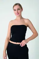 Kadın Modal Straplez Confeo C801-034 Siyah görsel 4