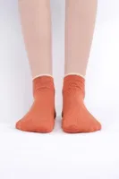 Kadın Modal Tekli Yazlık Sneaker Çorap Mısırlı KSNK000005 görsel 6
