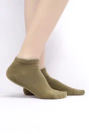 Kadın Modal Tekli Yazlık Sneaker Çorap Mısırlı KSNK000005