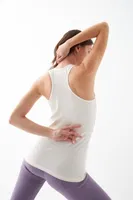 Kadın Mor Yüksek Bel Fitness Spor Tayt Akbeniz 5923 Mor görsel 6