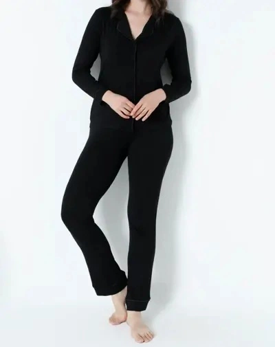 Kadın Önü Düğmeli Uzun Kol Pijama Takım Confeo C840-444