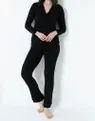 Kadın Önü Düğmeli Uzun Kol Pijama Takım Confeo C840-444